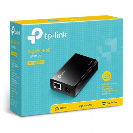 Injecteur PoE 15 W TP-Link TL-POE150S norme 802.3af